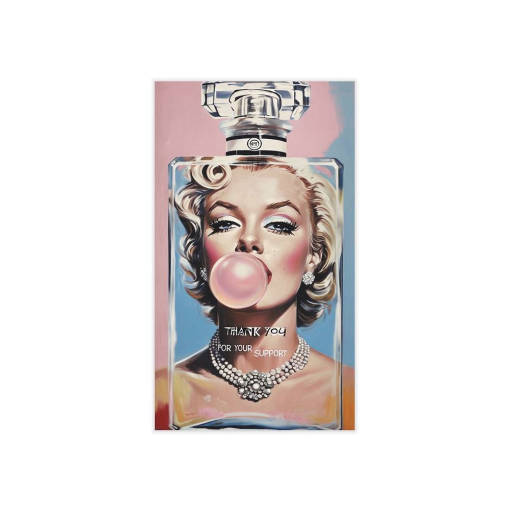 Marilyn Monroe Pink Blue Pop Art 200 Count Thank You Cards